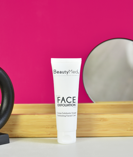 face exfoliation container