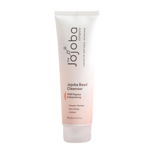 jojoba bead cleanser container