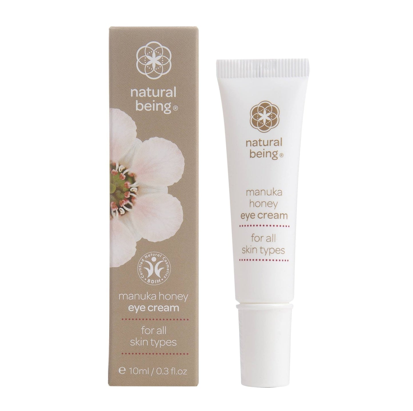 manuka honey eye cream container box