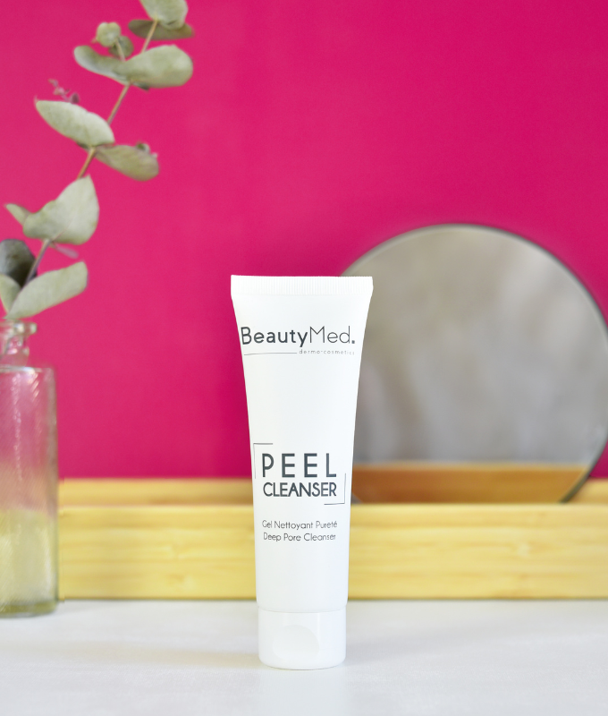 peel cleanser container